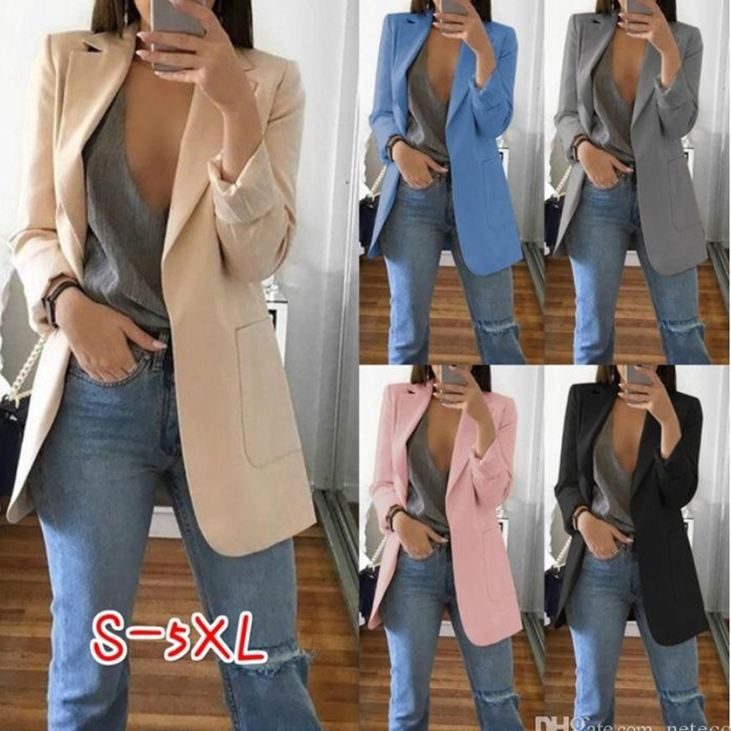 Autumn Women Casual Slim Blazers Suit Jacket Fashion Lady Office Suit Black with Pockets Business Notched Blazer Coat, Green
Autumn Women Casual Slim Blazers Suit Jacket Fashion Lady Office Suit Black with Pockets Business Notched Blazer Coat, Green
