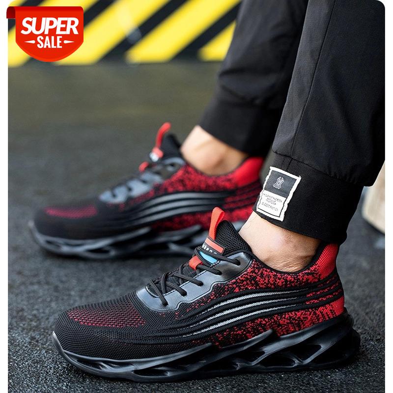 Men Safety Shoes Breathable Work Shoes Outdoor Comfort Non-Slip solid color lace-up male workboots round toe male shoes #If6q
Men Safety Shoes Breathable Work Shoes Outdoor Comfort Non-Slip solid color lace-up male workboots round toe male shoes #If6q