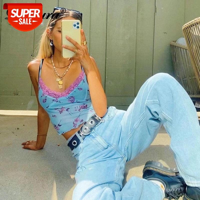 Dulzura Floral Print Lace Patchwork Women Strap Camis Mesh See Through Sheer Bodycon Sexy Streetwear Club 2021 Spring Summer #vY03, White
Dulzura Floral Print Lace Patchwork Women Strap Camis Mesh See Through Sheer Bodycon Sexy Streetwear Club 2021 Spring Summer #vY03, White