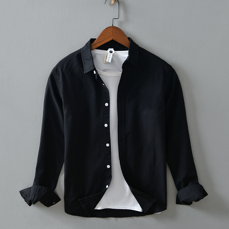 2021 Spring New Style Long-sleeved Casual Brand Trendy Shirts for Men Solid Comfortable Shirt Mens Chemise Camisa Xaps, Black
2021 Spring New Style Long-sleeved Casual Brand Trendy Shirts for Men Solid Comfortable Shirt Mens Chemise Camisa Xaps, Black