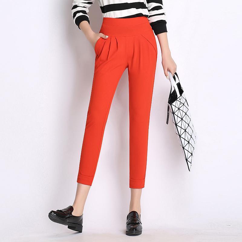 Women's Pants & Capris Women Ankle Length Fashion Slim Lady Work Harem Plus Size High Waist Big Trousers For, Black;white
Women's Pants & Capris Women Ankle Length Fashion Slim Lady Work Harem Plus Size High Waist Big Trousers For, Black;white