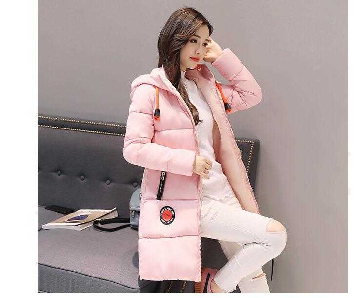 Parka femmes nouveau hiver doudoune femmes manteau Long vtements capuche femme Parka pais coton rembourr femme de base 210819
