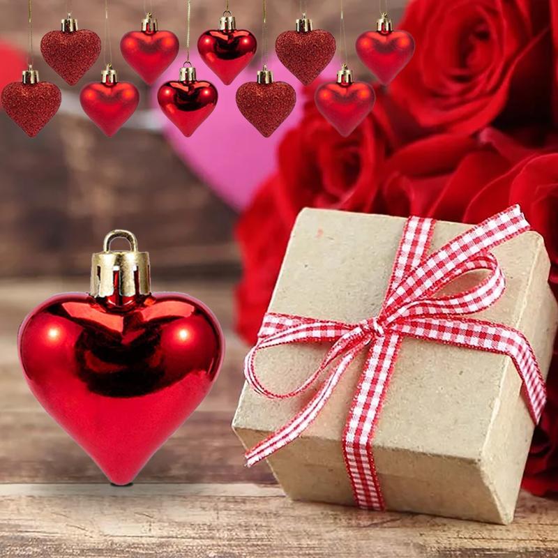 12Pcs Plastic Heart Ornament for Valentine's Day Decor Romantic Decorations for Home Hanging Wedding Heart Shape Supplies @30 
12Pcs Plastic Heart Ornament for Valentine's Day Decor Romantic Decorations for Home Hanging Wedding Heart Shape Supplies @30