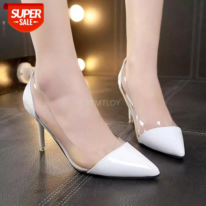 2021 Hot Transparent Women Shoes Pointed Toe Pumps Patent Leather Dress High Heels Wedding Zapatos De Mujer Tacon #Us3t
2021 Hot Transparent Women Shoes Pointed Toe Pumps Patent Leather Dress High Heels Wedding Zapatos De Mujer Tacon #Us3t