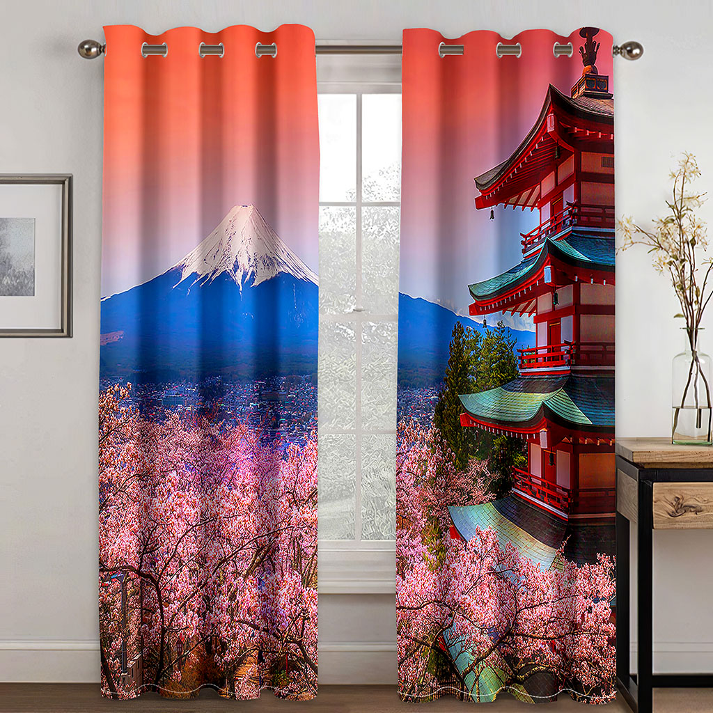 Japanese-style pink scenery curtains 3D Window Curtain For Living Room office Bedroom Decoration curtains
Japanese-style pink scenery curtains 3D Window Curtain For Living Room office Bedroom Decoration curtains