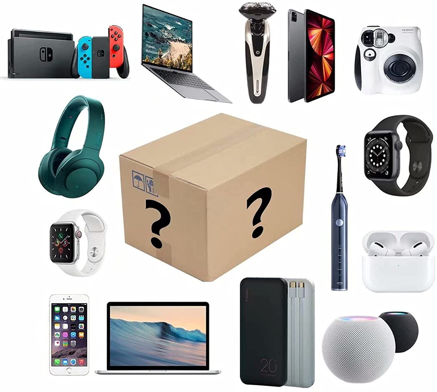 Mystery Box Electronics, Boxes Random, Birthday Surprise favors , Lucky for Adults Gift, Such As Drones, Smart Watches-C
Mystery Box Electronics, Boxes Random, Birthday Surprise favors , Lucky for Adults Gift, Such As Drones, Smart Watches-C