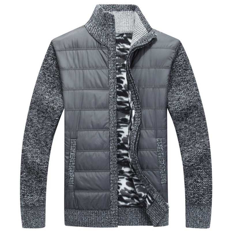 Winter Men's Fleece Sweater Coat Thick Patchwork Wool Cardigan Muscle Fit Knitted Jackets Fashionable Male Clothing for Autumn 211018, Blue
Winter Men's Fleece Sweater Coat Thick Patchwork Wool Cardigan Muscle Fit Knitted Jackets Fashionable Male Clothing for Autumn 211018, Blue