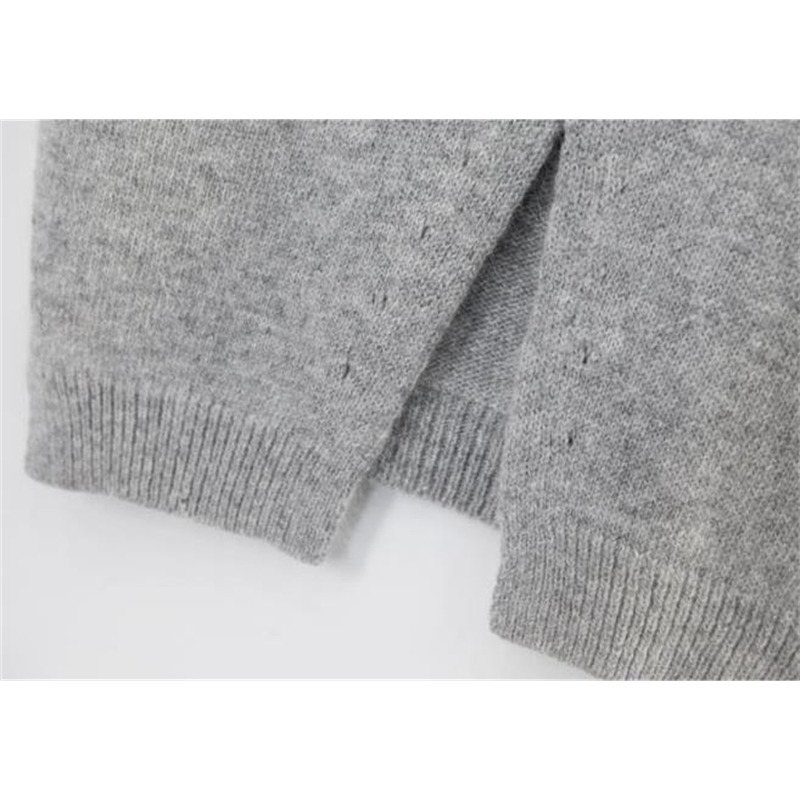 Autumn Cashmere Sweater Vest Women Sleeveless ONeck Back cross split Knitted Pullover Vest Female Jumper pull femme T200319