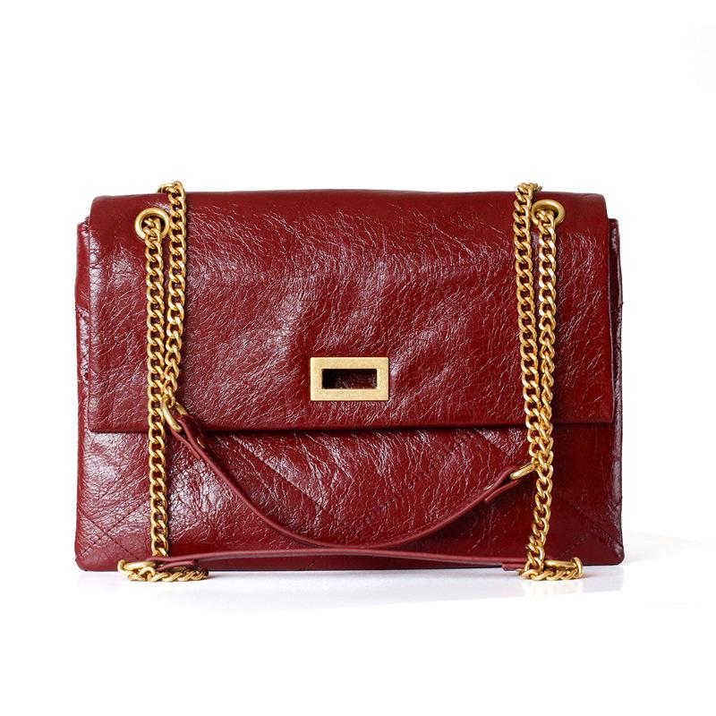 Oil Wax Leather Envelope Bag Luxury Handbags Women Shoulder Designer Voluminous Envelope Shape Purses and Handbags Clutches, Black
Oil Wax Leather Envelope Bag Luxury Handbags Women Shoulder Designer Voluminous Envelope Shape Purses and Handbags Clutches, Black