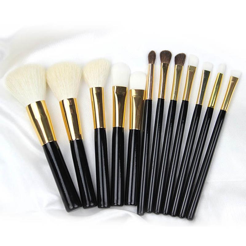 Makeup Brushes 12Pcs Professional Soft Hair Brush Set Loose Powder Concealer Repair Foundation Eye Shadow Eyebrow Beauty