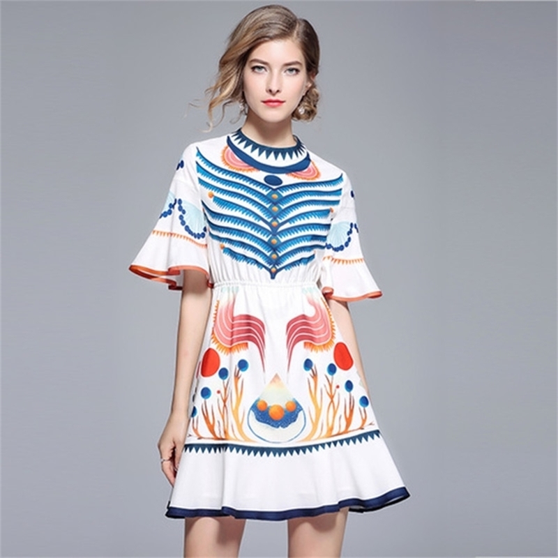 High Quality Dress for Lady summer Women Runway Designer Print Flare Sleeve Ruffle mini bohemia boho dress 210603, Picture color
High Quality Dress for Lady summer Women Runway Designer Print Flare Sleeve Ruffle mini bohemia boho dress 210603, Picture color