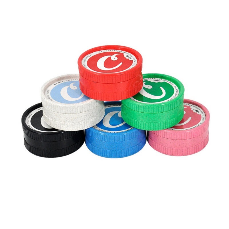Cookies Grinder Bid Degraded Plastic Smoking Tobacco Crusher Dry Herb Smasher 40mm 55mm 63mm Size 2 Layers Solid Hand Muler
Cookies Grinder Bid Degraded Plastic Smoking Tobacco Crusher Dry Herb Smasher 40mm 55mm 63mm Size 2 Layers Solid Hand Muler