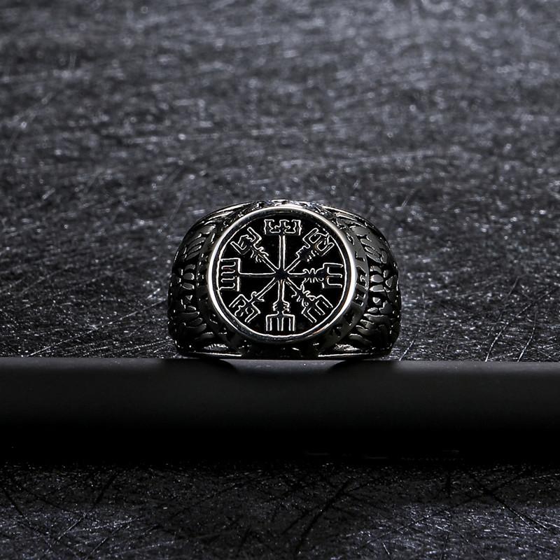 Cluster Rings Odin Helm Of Awe Norse Ring Aegishjalmur Stainless Steel Men's Viking Amulet Jewelry
Cluster Rings Odin Helm Of Awe Norse Ring Aegishjalmur Stainless Steel Men's Viking Amulet Jewelry
