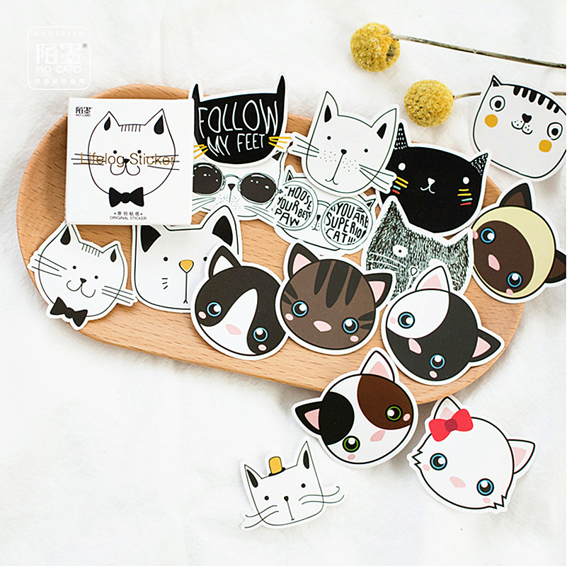 5Pieces/Lot 2021 New Cartoon Cat Head Stationery Sticker Handmade Label Delicate Shine Adhesive Scrapbooking Planner Diary Stickers
5Pieces/Lot 2021 New Cartoon Cat Head Stationery Sticker Handmade Label Delicate Shine Adhesive Scrapbooking Planner Diary Stickers