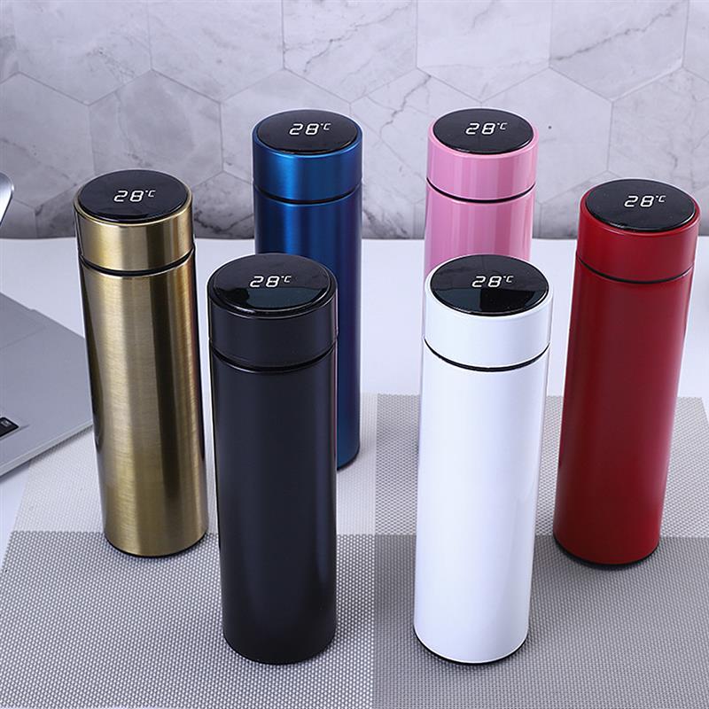 Water Bottles Multi-color Bottle 500ml 304 Stainless Steel LED Vacuum Cup Temperature Digital Display Portable Drink
Water Bottles Multi-color Bottle 500ml 304 Stainless Steel LED Vacuum Cup Temperature Digital Display Portable Drink
