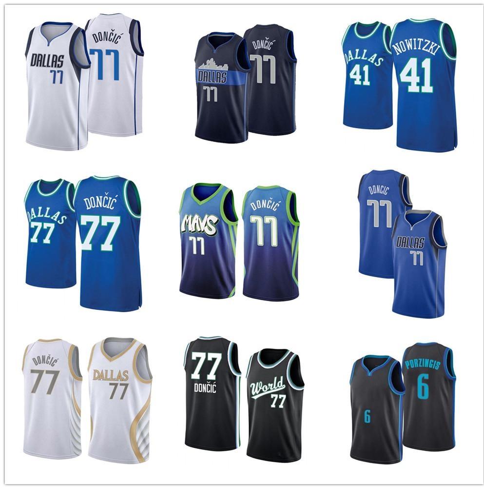 Luka Kristaps 6 Porzingis 77 Basketball Jersey Doncic Dirk 41 Nowitzki Jerseys 2021 Mens, As pic
Luka Kristaps 6 Porzingis 77 Basketball Jersey Doncic Dirk 41 Nowitzki Jerseys 2021 Mens, As pic