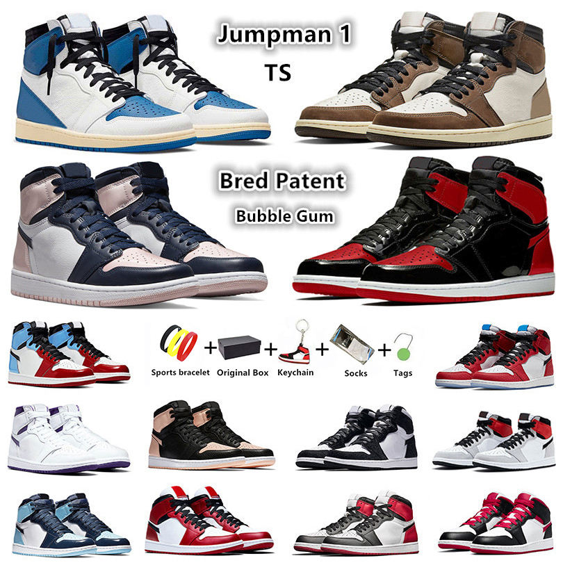 With Box Jumpman 1s 1 mens basketball shoes sneakers Patent Bred Bubble Gum Travis TS x fragment University Blue twist unc Hyper Royal men women trainer sports shoe, Pay for box
With Box Jumpman 1s 1 mens basketball shoes sneakers Patent Bred Bubble Gum Travis TS x fragment University Blue twist unc Hyper Royal men women trainer sports shoe, Pay for box