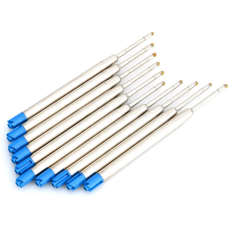 10pcs Universal Standard Style Blue Ink 1MM Medium Nib Ball Point Pen Refills M3GC
10pcs Universal Standard Style Blue Ink 1MM Medium Nib Ball Point Pen Refills M3GC