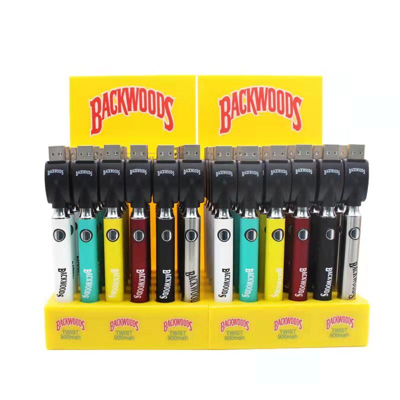 Backwoods Battery Display of 30pcs Bottom Spinner VV Battery 900mAh with USB Charger for 510 Tanks Vape Carts
Backwoods Battery Display of 30pcs Bottom Spinner VV Battery 900mAh with USB Charger for 510 Tanks Vape Carts
