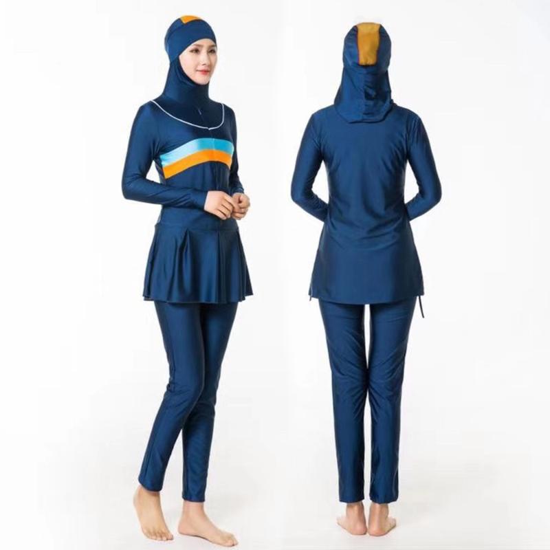 Swim Wear Burkini Muslim Swimwear Islamic Woman Borkini Women Long Sleeve Swimsuit Plus Size Modest Burgnow Hijab Birkini 4XL
Swim Wear Burkini Muslim Swimwear Islamic Woman Borkini Women Long Sleeve Swimsuit Plus Size Modest Burgnow Hijab Birkini 4XL