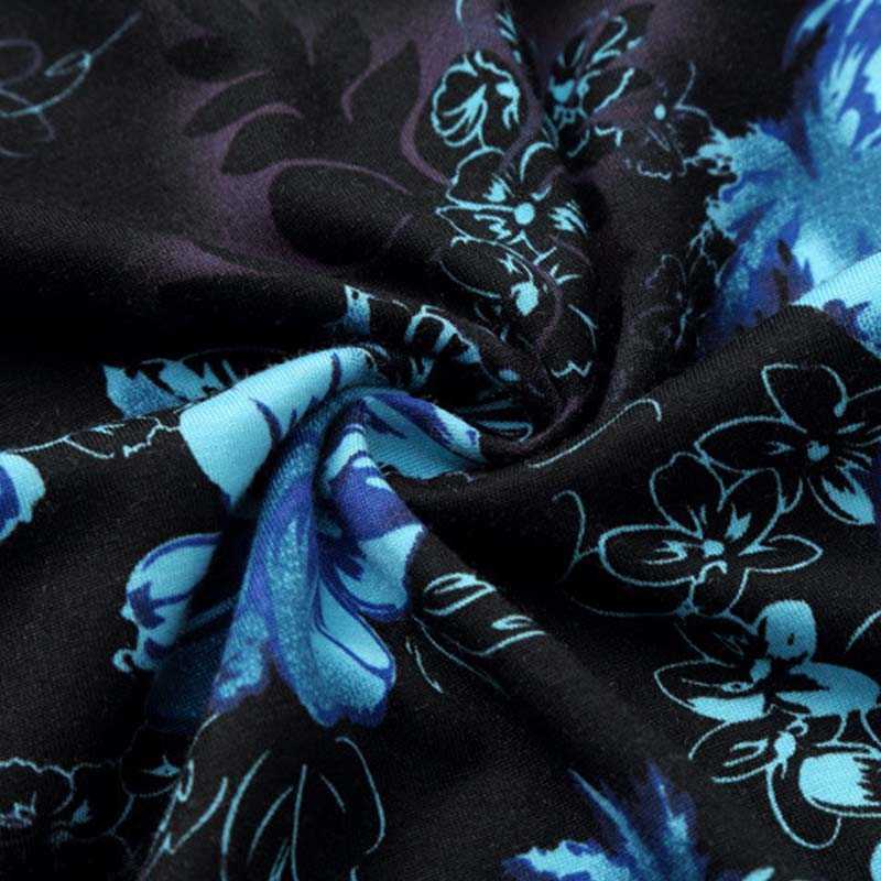 Fashion Summer Shirts Men Casual Short Sleeve Beach Flowers Hawaiian Shirts Casual Floral Shirts Big Size 4XL 5XL 6XL 210528