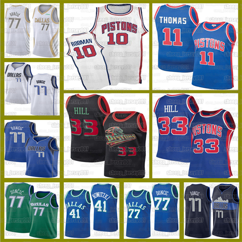 Grant 33 Hill PistonsLuka 10 Dennis Rodman 11 Isiah Thomas Jerseys 77 Doncic MavericksDirk 41 Nowitzki Basketball 6 Porzingis, Jersey
Grant 33 Hill PistonsLuka 10 Dennis Rodman 11 Isiah Thomas Jerseys 77 Doncic MavericksDirk 41 Nowitzki Basketball 6 Porzingis, Jersey