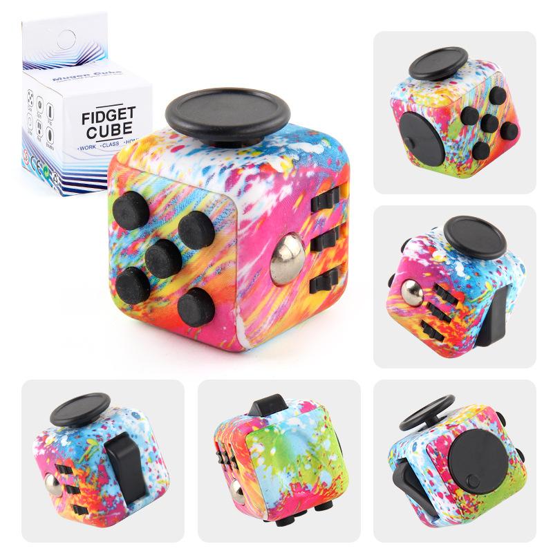 Fingertip decompression toys camouflage cube dice Rubik's anti-stress anxiety toy
Fingertip decompression toys camouflage cube dice Rubik's anti-stress anxiety toy