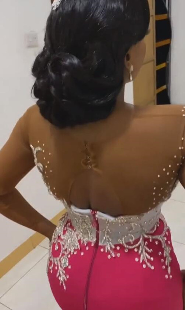 Plus Size Arabic Aso Ebi Luxurious Mermaid Sparkly Prom Dresses Lace Beaded Crystals Evening Formal Party Second Reception Bridesaid Gowns Dress ZJ