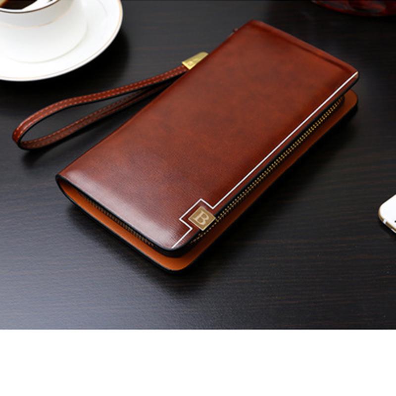 Wallets Design Men's Clutch Bag 2021 Polished Leather Zipper Purse Male Business Wallet Vertical Card Holder, Black
Wallets Design Men's Clutch Bag 2021 Polished Leather Zipper Purse Male Business Wallet Vertical Card Holder, Black