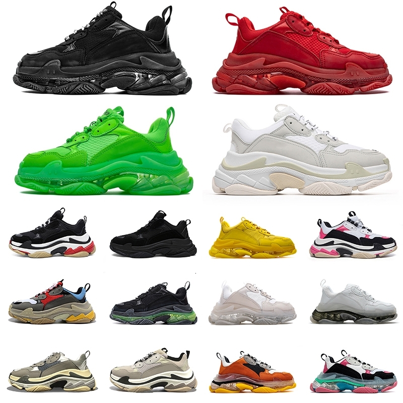 Designers Mens Triple S Fashion Casual Shoes Paris Thick Bottom Red Black Green Pink Grey Outdoor Walking Womens Platform Sneakers, C29 36-45
Designers Mens Triple S Fashion Casual Shoes Paris Thick Bottom Red Black Green Pink Grey Outdoor Walking Womens Platform Sneakers, C29 36-45