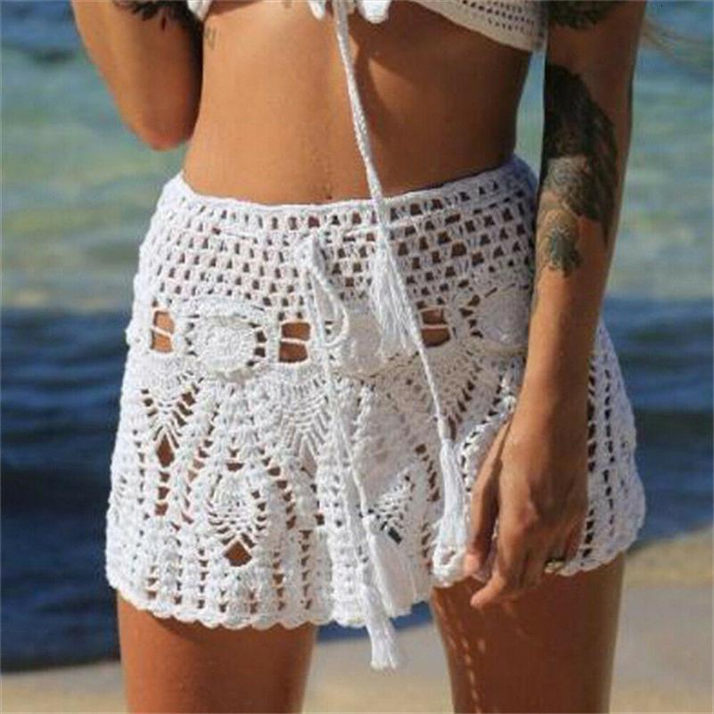 candy color handmade cotton knitted women skirts crochet mini summer hollow out high waist beach skirt white bottoms, Black
candy color handmade cotton knitted women skirts crochet mini summer hollow out high waist beach skirt white bottoms, Black