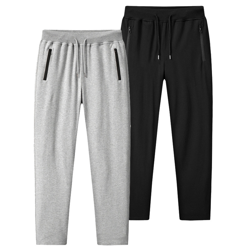 Summer new pure cotton large knitted sports thin men's casual breathable pants, Black
Summer new pure cotton large knitted sports thin men's casual breathable pants, Black