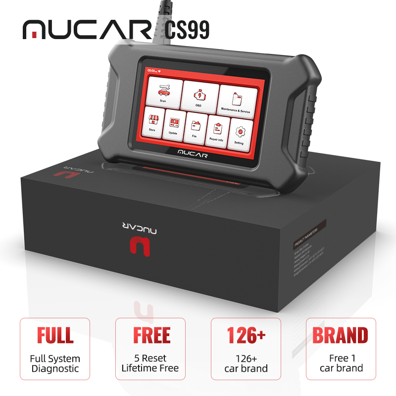 MUCAR CS99 Obd2 Scanner Automotive Tools Professional Full System Car Diagnosis Oil/Brake/SAS/ETS/DPF Reset
MUCAR CS99 Obd2 Scanner Automotive Tools Professional Full System Car Diagnosis Oil/Brake/SAS/ETS/DPF Reset