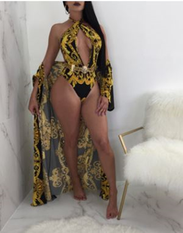 Two Piece Bodysuits With Covers Sexy jumpsuits Women Bodysuit Long Dress Vintage Beach Cover Print Bandage Jumpsuits Wholesale1, Two pieces
Two Piece Bodysuits With Covers Sexy jumpsuits Women Bodysuit Long Dress Vintage Beach Cover Print Bandage Jumpsuits Wholesale1, Two pieces