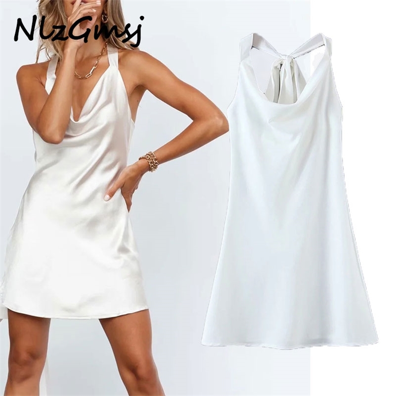 Dres Summer Women's Fashion All-match White Lace Bowknot Halter Pullover Top Mini 03 210628, As picture
Dres Summer Women's Fashion All-match White Lace Bowknot Halter Pullover Top Mini 03 210628, As picture