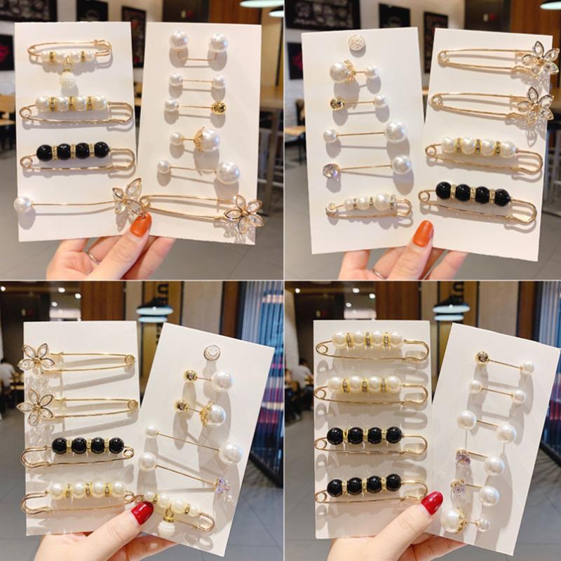Pins, Brooches 1 Set Pearl Pins For Women Dress Anti-glare Rhinestone Decoration Buckle Broche Pin Hijab Accessories Gift
Pins, Brooches 1 Set Pearl Pins For Women Dress Anti-glare Rhinestone Decoration Buckle Broche Pin Hijab Accessories Gift