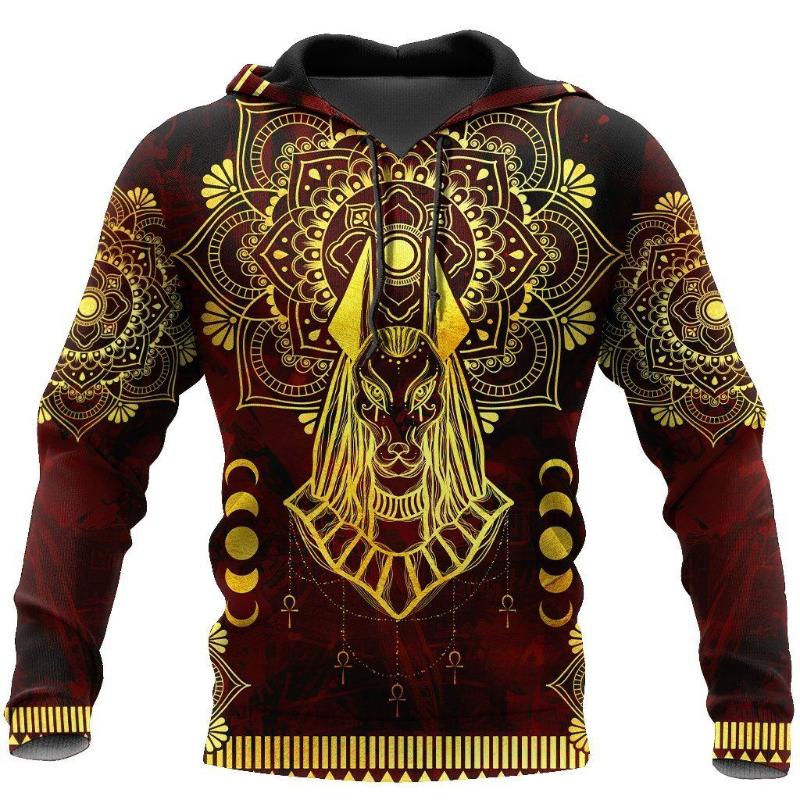 Men's Hoodies & Sweatshirts PLstar Cosmos 3Dprint Horus Ancient Egypt Art Fashion Harajuku Streetwear Funny Casual Comfortable Hoodies/Sweat