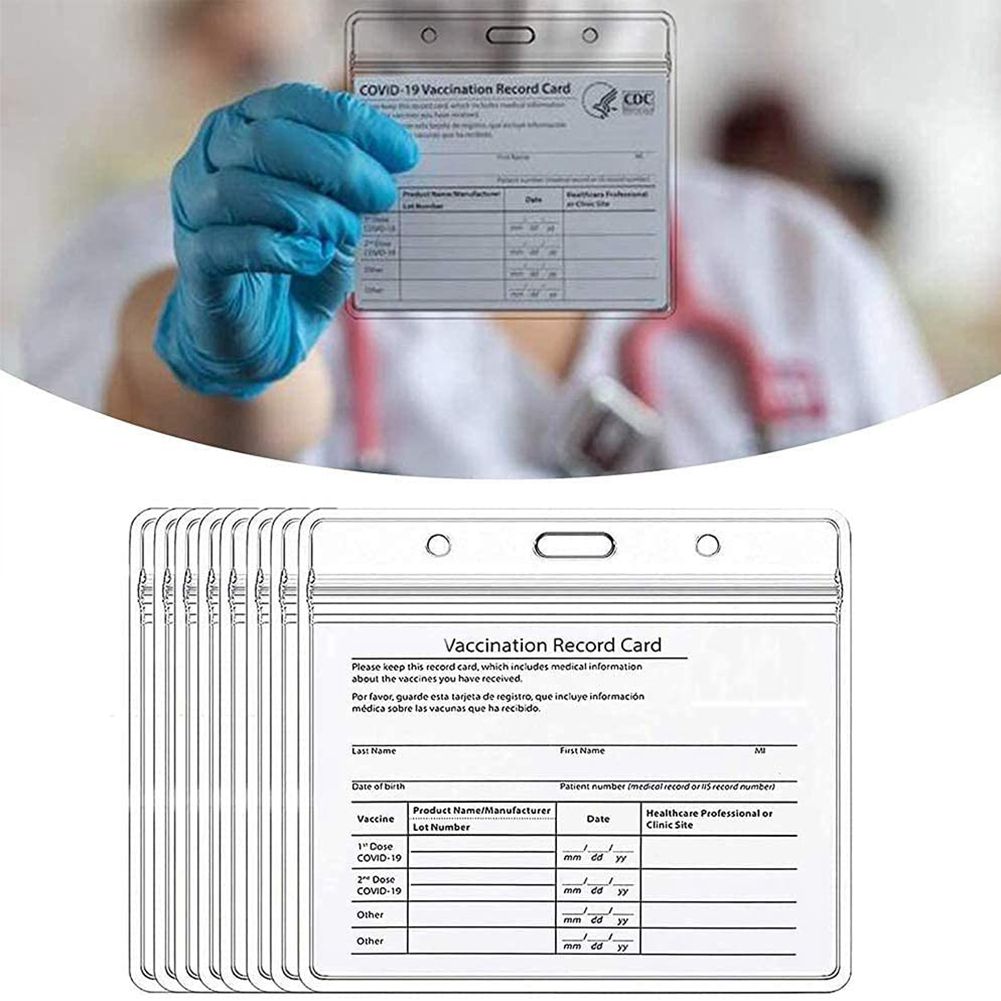 50pcs Card Holders CDC Vaccination Cards Protector Immunization Record Vaccination-Cards Cover Holder Laminating Supplies FedEx/DHL/ePacket, Brown;gray
50pcs Card Holders CDC Vaccination Cards Protector Immunization Record Vaccination-Cards Cover Holder Laminating Supplies FedEx/DHL/ePacket, Brown;gray