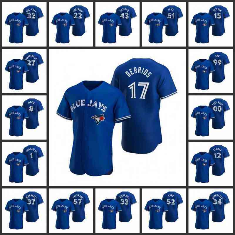 Toronto Blue' Jays Men Women Youth #99 Hyun-Jin Ryu 17 Jose Berrios 27 Vladimir Guerrero Jr. 32 Roy Halladay Custom Royal Authentic
Toronto Blue' Jays Men Women Youth #99 Hyun-Jin Ryu 17 Jose Berrios 27 Vladimir Guerrero Jr. 32 Roy Halladay Custom Royal Authentic