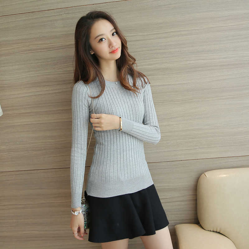 Women Sweater High Elastic Solid Turtleneck Fall Winter Fashion Sweater Women Slim Sexy Hight Bottoming Knitted Pullovers 210918