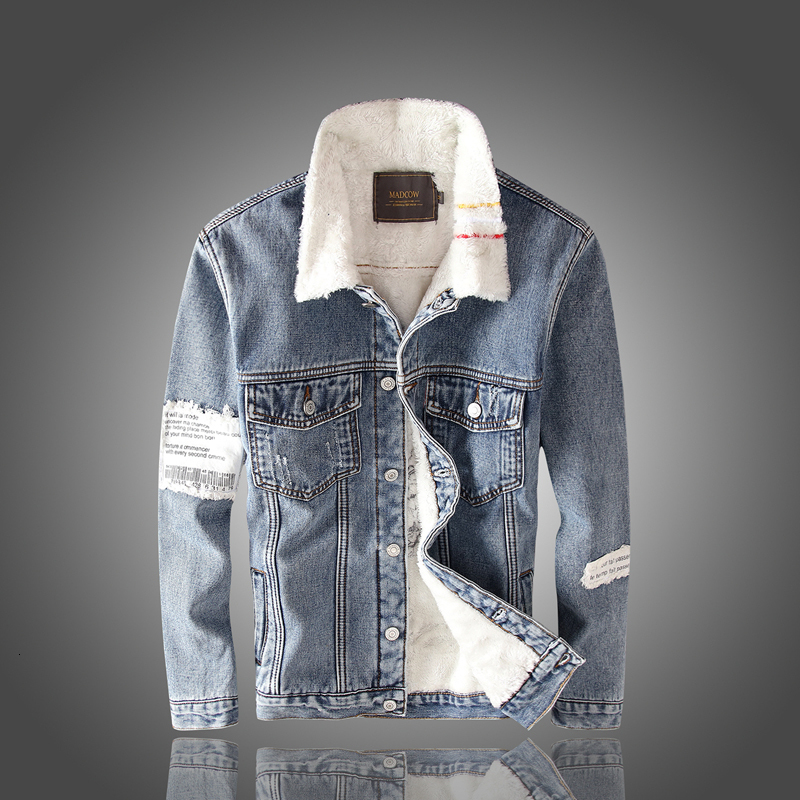 2021 New Fashion Winter High Quality Retro Blue Patch Designer Thick Veet Bomber Jackets Denim Coats Outwear Warm Parka Men F2ns, Retro light blue 
2021 New Fashion Winter High Quality Retro Blue Patch Designer Thick Veet Bomber Jackets Denim Coats Outwear Warm Parka Men F2ns, Retro light blue