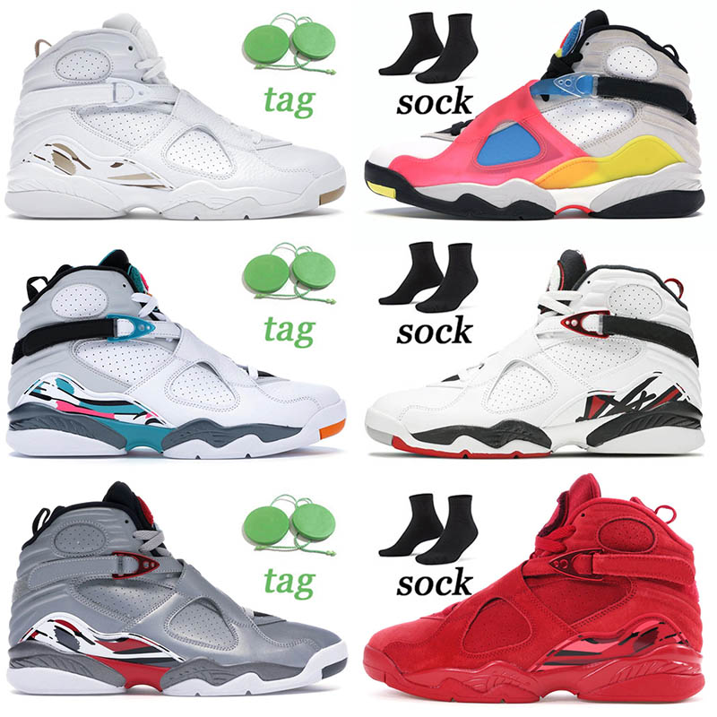 Jumpmam 8 8s Men Basketball Shoes 2021 Arrival Take Flight GS Snowflake Three Peat South Beach Chrome Black Cement Air Jordan Retro Womens Sneakers Trainers, A12 reflections of a champion 40-47
Jumpmam 8 8s Men Basketball Shoes 2021 Arrival Take Flight GS Snowflake Three Peat South Beach Chrome Black Cement Air Jordan Retro Womens Sneakers Trainers, A12 reflections of a champion 40-47
