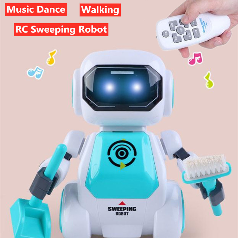 2.4G Radio Control Smart RC Sweeping Robot Programming Demo Walking Singing Dance Arm With Lifted Lights RC Robot Toys Kid Gifts, Red
2.4G Radio Control Smart RC Sweeping Robot Programming Demo Walking Singing Dance Arm With Lifted Lights RC Robot Toys Kid Gifts, Red