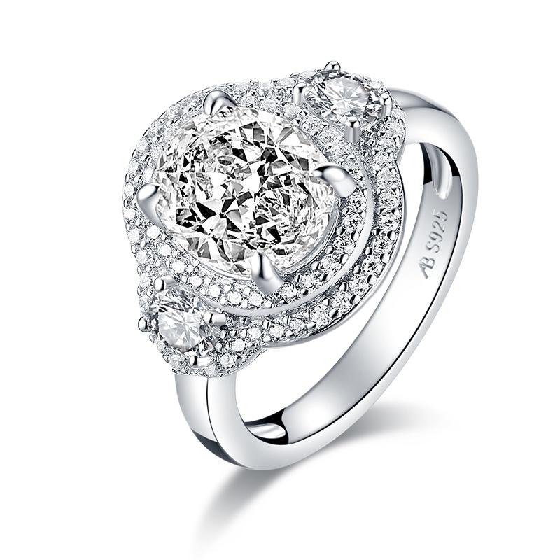 Trendy 925 Sterling Silver 3.0 CT Oval Cut Halo Ring Engagement Simulated Diamond Wedding Silver Rings Jewelry Gifts, Slivery;golden
Trendy 925 Sterling Silver 3.0 CT Oval Cut Halo Ring Engagement Simulated Diamond Wedding Silver Rings Jewelry Gifts, Slivery;golden