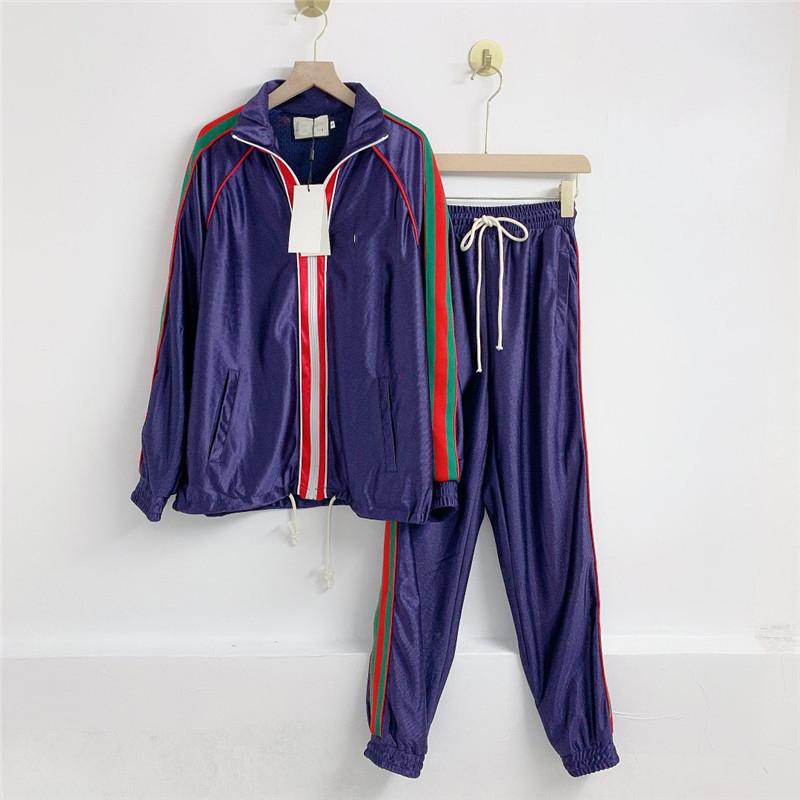 Women' Two Piece Pants High-end Trendy Men And Women Loose Version Retro Red Green Ribbon Sports Casual Jacket School Uniform Suit Early Au, White
Women' Two Piece Pants High-end Trendy Men And Women Loose Version Retro Red Green Ribbon Sports Casual Jacket School Uniform Suit Early Au, White
