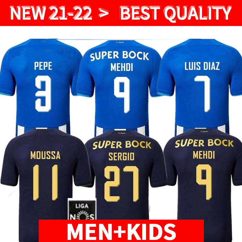 21 22 porto fc soccer jerseys 2021 2022 football T-shirt Sergio Oliveira Mehdi Moussa Luis Diaz Mateus Evanilson PEPE aldult Otavio men kids kit maillots, 2122 away
21 22 porto fc soccer jerseys 2021 2022 football T-shirt Sergio Oliveira Mehdi Moussa Luis Diaz Mateus Evanilson PEPE aldult Otavio men kids kit maillots, 2122 away