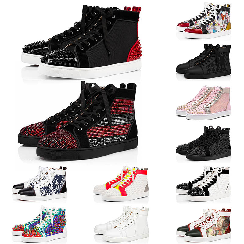 Newest Designer Louboutin Dress Shoes Diamonds Glitter Red Bottoms Spikes Loafers Graffiti Luxurys Womens Trainers Suede Mens Fashion Sneakers, 12
Newest Designer Louboutin Dress Shoes Diamonds Glitter Red Bottoms Spikes Loafers Graffiti Luxurys Womens Trainers Suede Mens Fashion Sneakers, 12