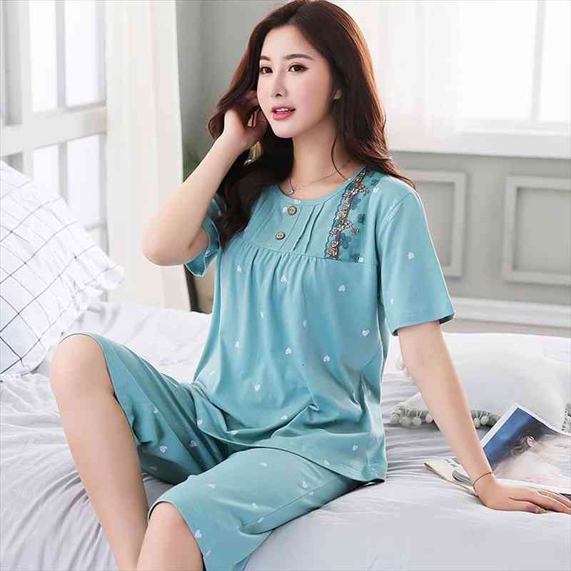 Plus Size -4xl Summer Style Pyjamas Women Short Sleeve Female Floral Print Princess Pajamas Set High Quality Pijama Feminino, Black;red
Plus Size -4xl Summer Style Pyjamas Women Short Sleeve Female Floral Print Princess Pajamas Set High Quality Pijama Feminino, Black;red