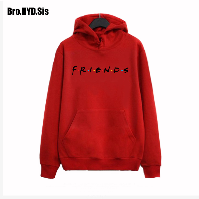 Spring Friends Letter Print Hoodies Women Sweatshirts Harajuku Hooded Sweats Long Sleeve Women's Clothing Teens Girls 201211