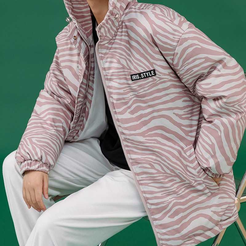 ] Coats and Jackets Women Winter Parka Cotton Padded Oversized 211018